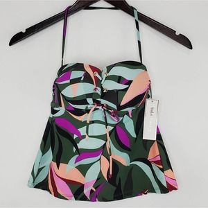 Hula Honey Hyper Tropics Tankini Top